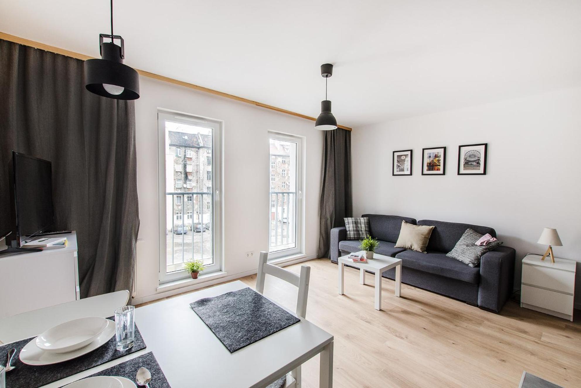 Apartament Black Apartment- Modern In The Center!